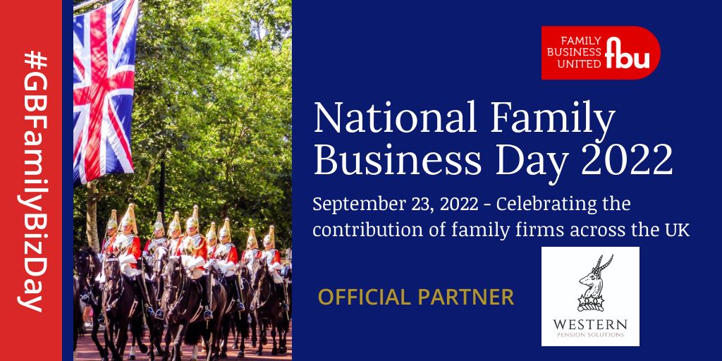 Not long to go now until #GBFamilyBizDay 2022.  Great to have <a href="/WesternPensions/">Ben Fowler</a> as official partners too!  Because #FamilyBusiness matters familybusinessunited.com/2022/03/23/get…