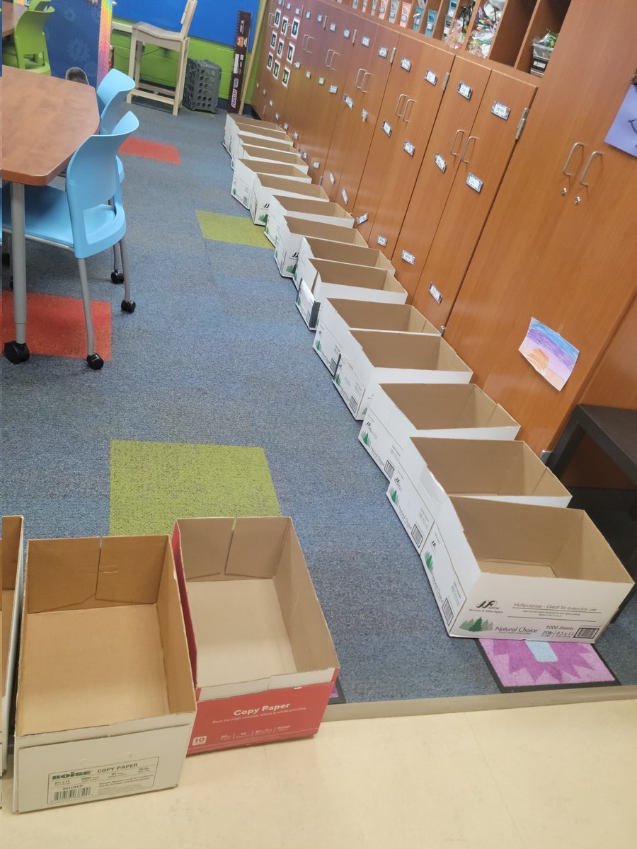 djkueber's tweet photo. Sometimes all you need to S.P.A.R.K a child's imagination is a good ol' box! Stay tuned for these to be "Not a Box"
#msdmvSTEM
#STEMeveryday
#NotABoxChallenge https://t.co/Qk2OmX5vHV