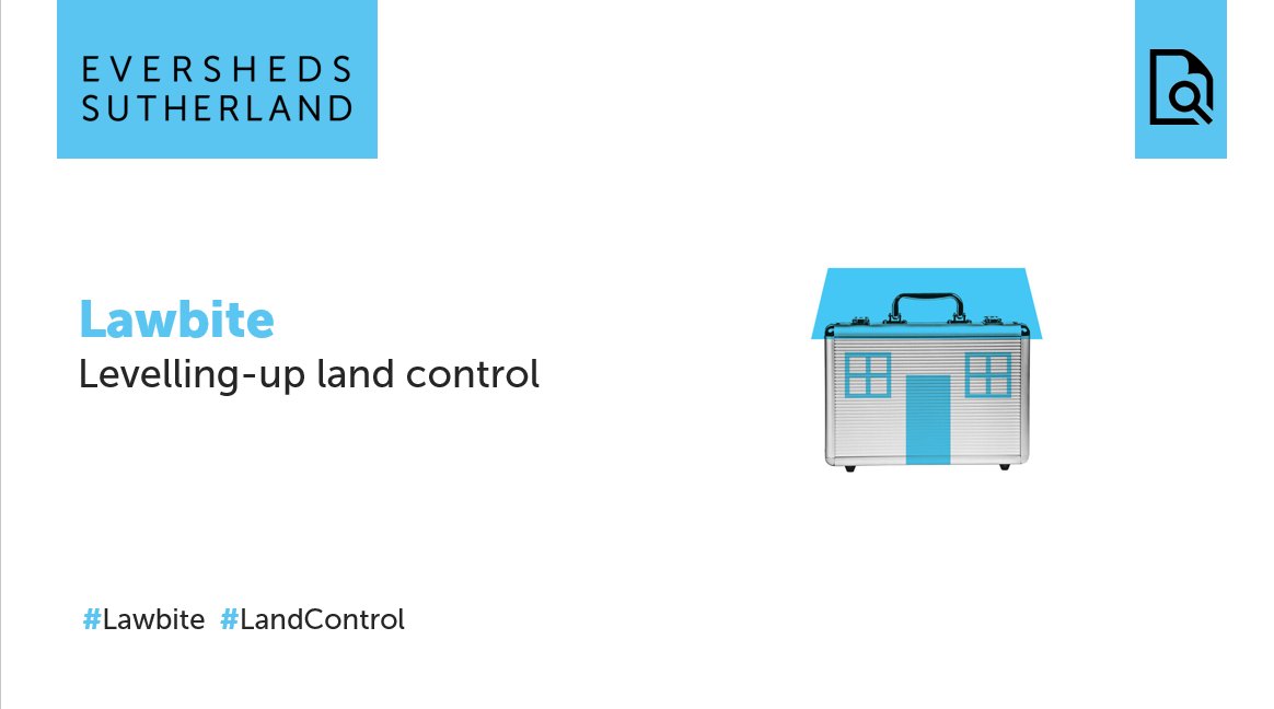 ESrealestatelaw's tweet photo. In our latest #Lawbite, Nicola Woods talks levelling-up land control, and summarises key points to consider in light of Part 9 of the #LevellingUpAndRegenerationBill. Read more: https://t.co/N5r2Q99xbn
#RealEstate #RealEstateLaw #LevellingUp https://t.co/6eT3TDfjVH
