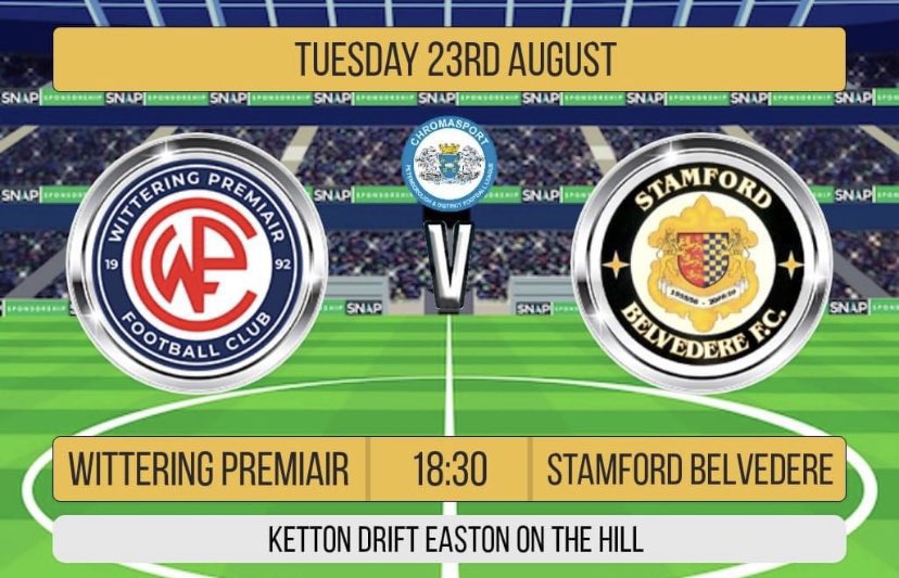 🚨MATCH DAY🚨

After a superb performance on Saturday the boys look pick up where they left off against local rivals Wittering

🏆 <a href="/PDFLUK/">Peterborough & District Football League</a> Premier Division 
🆚 <a href="/WitteringFc/">Wittering FC</a>
📆 Tuesday 23rd August
⏰ 6:30PM Kick Off
📍 Ketton Drift, PE9 3LZ

Come and support the boys!

SBFC ⚽️🔔🧡