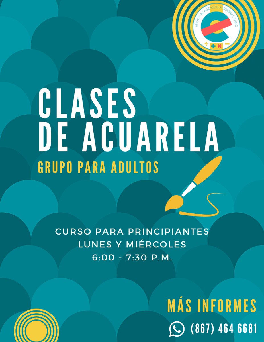 drahippie's tweet photo. Curso de acuarela, animate!!... información por ✉ https://t.co/9aFewIQEpa