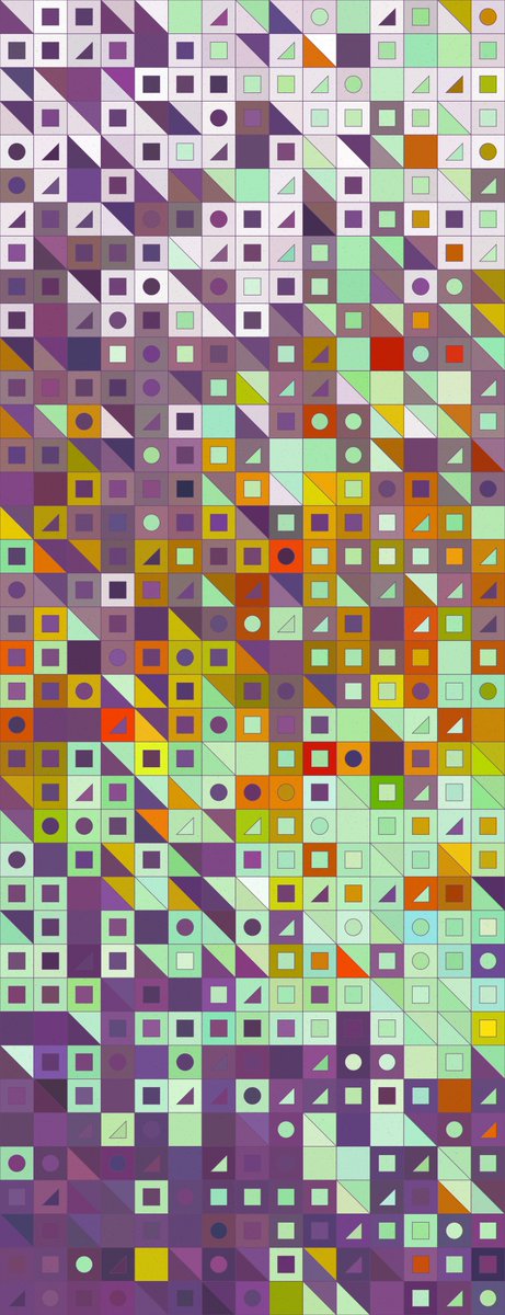 Fun fact - this piece is actually an extended version of the tutorial I gave during my talk at <a href="/BeerCityCode/">Beer City Code</a>. You can check out the slides here: github.com/BeerCityCode/2…

#generativeart #creativecoding #p5js #digitalart #fxhash #wip