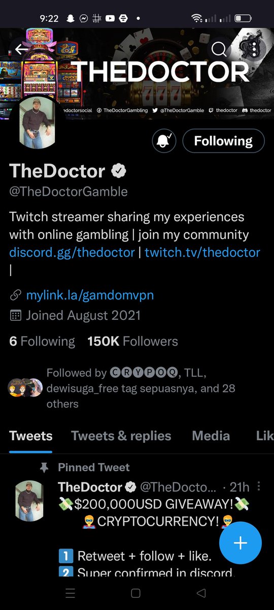 PrttyBaDBoii's tweet photo. @TheDoctorGamble Done sir ❤️👌
Twitch name : Howardnft
Discord name : VinceNFT #7535 https://t.co/kmnw4ogr6a