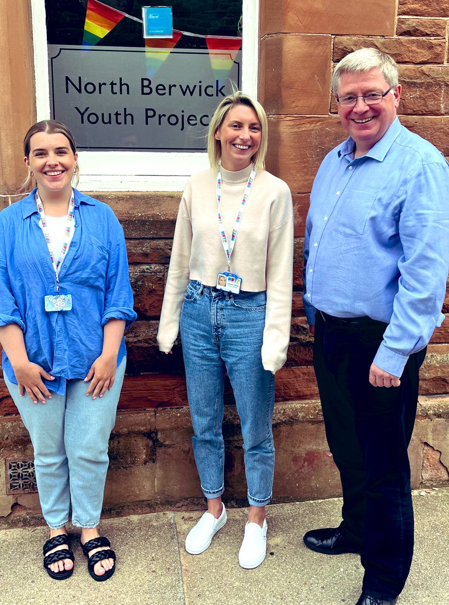 _MWhitfield's tweet photo. A lovely morning spent with Lauren @NByouthproject_ finding out about the work over summer and going forward for #young people of #NBerwick #community https://t.co/GuYRtmpdQP