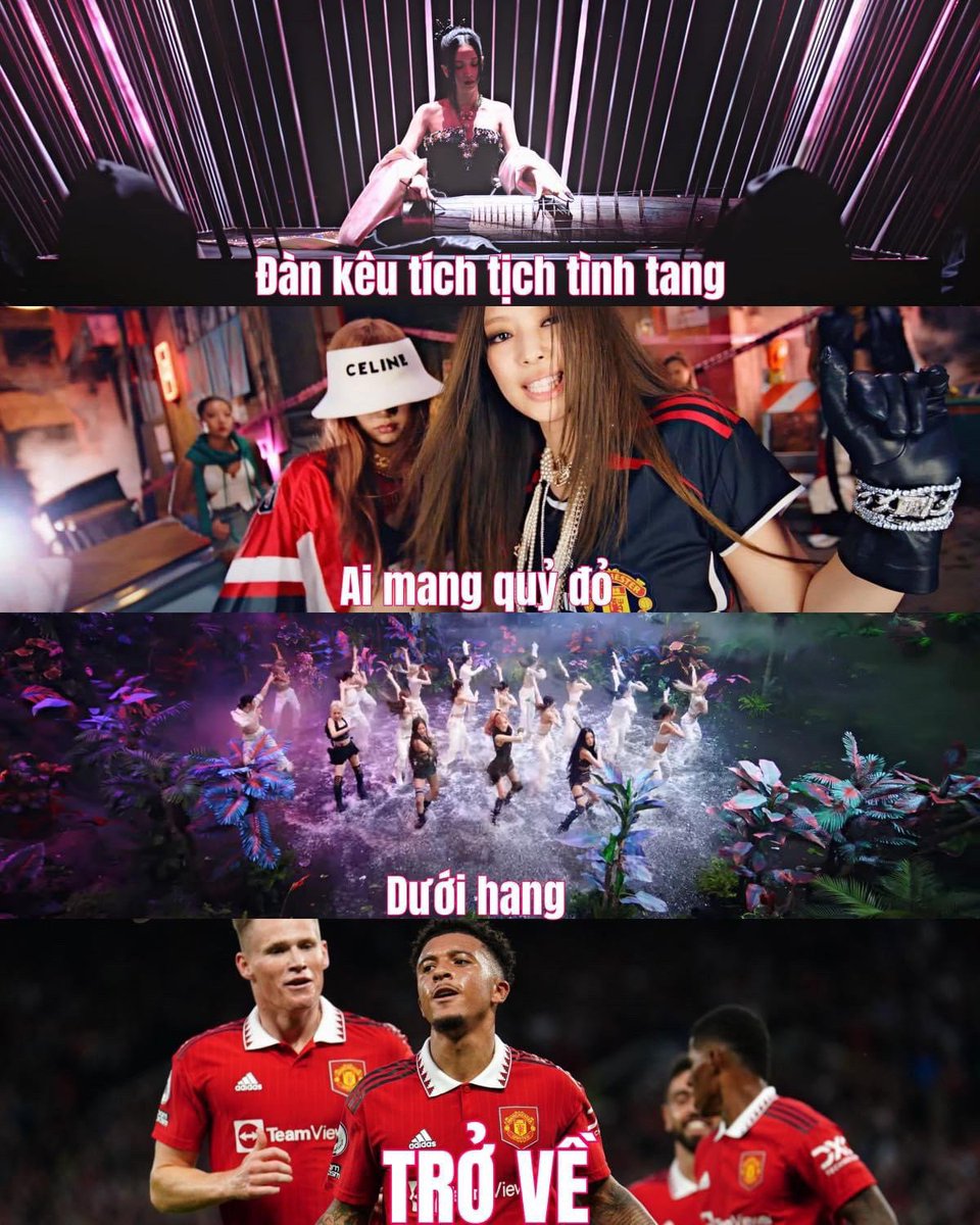 vuabai9's tweet photo. Với sự ủng hộ tinh thần to lớn đến từ BLACKPINK Jennie, Manchester United đã có 3 điểm đầu tiên ở mùa giải này sau chiến thắng 2-1 trước Liverpool 😆👏👏 #vuabai9 #vb9 #MU https://t.co/DjQ45zYmkI