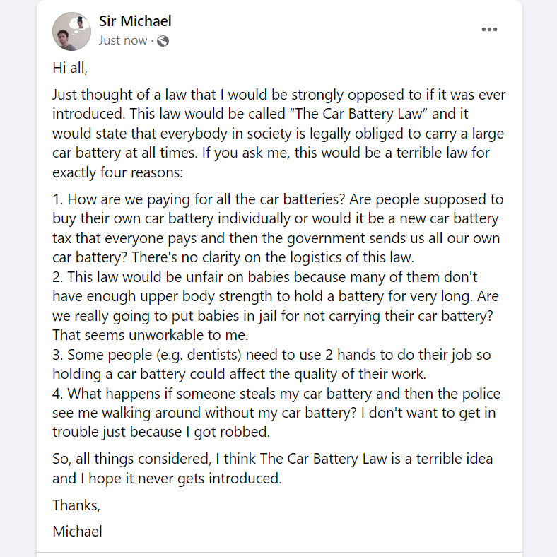 Sir Michael tweet media