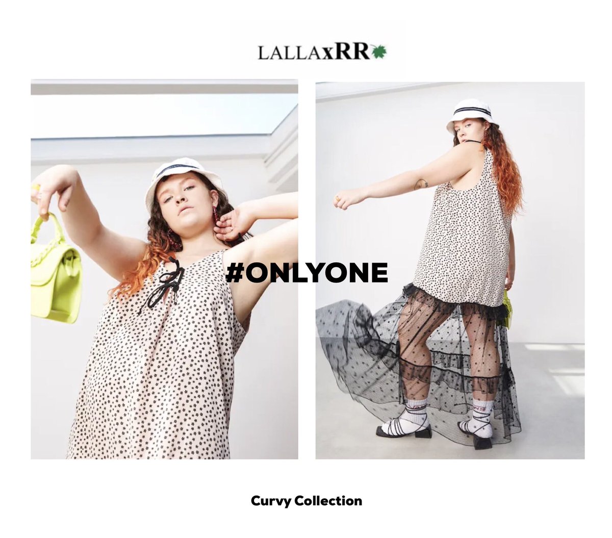 LALLAXRR's tweet image. The #OnlyOne Collection is for curvy women who are bored of buying fast fashion and want a sustainable #OnlyOne of its kind option. #OnlyOne for you 🌿 Available LALLAXRR @ASOSMarketplace