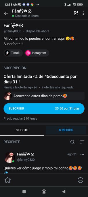 Los espero en mi Of 🥵 https://t.co/DnakVwacSN<a href="/tag/xxx"class="tags"><span>#xxx</span></a><a href="/tag/eroti"class="tags"><span>#eroti</span></a><a href="/tag/onlyfans"class="tags"><span>#onlyfans</span></a><a href="/tag/onlyfansgirl"class="tags"><span>#onlyfansgirl</span></a><a href="/tag/creadora"class="tags"><span>#creadora</span></a>