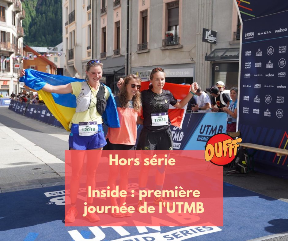 On vous propose chaque jour un inside de l'UTMB ! 

Les départs de la PTL, de la MCC, de la TDS, la magnifique performance de Candice Fertin avec son top 10, des interviews, la voix mythique de Ludovic Collet..

Pour découvrir l'épisode : smartlink.ausha.co/oufff-1/hors-s…