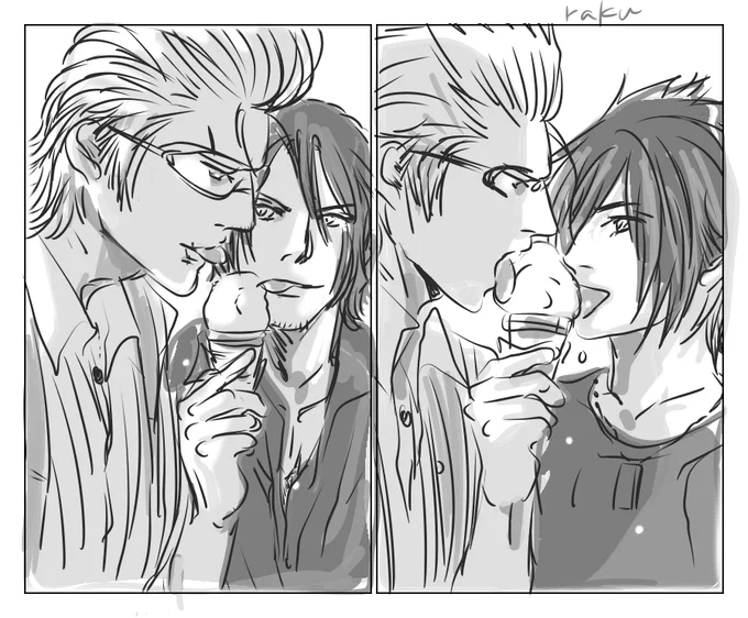 🍦🍴🎣(過去絵 