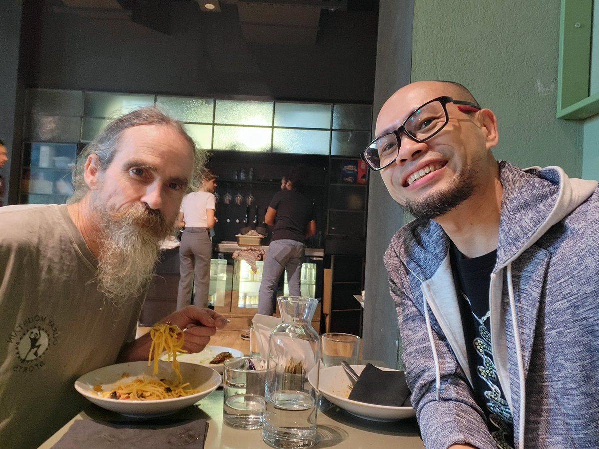 darkensiva's tweet image. great talk with the legend, Rob Savoye, about some works on #GNU #toolchains, reminds me the good old time in ITRI &amp;amp; MIT with toolchain and CPU team, and even better to know that he starts the HOT Galaxy framework. Should be interesting to work with him soon 👊