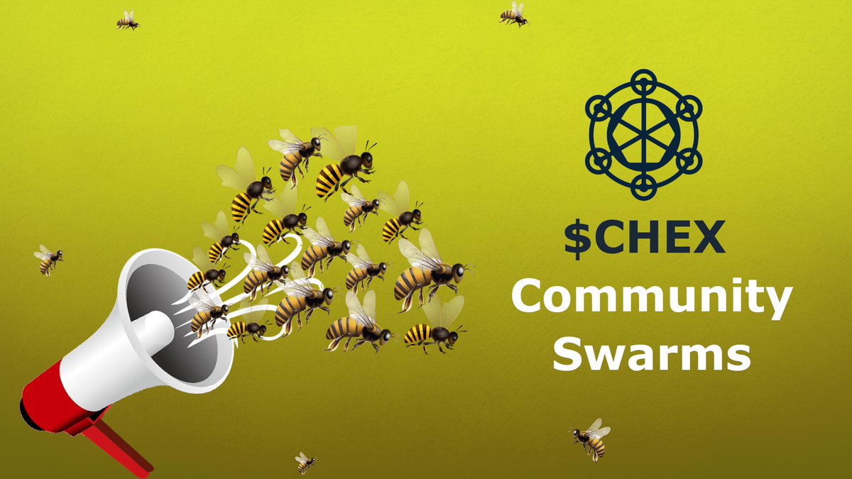 EOS_Bees's tweet photo. Hi #CHEX community! Let’s raise funds to Swarm $CHEX tweets.

Whenever the value hits 453 dollars equivalent of $CHEX and/or $EOS, we will Swarm the top rated $CHEX tweet in Twitter Search. 

🔗https://t.co/BNjdacrnMi

Do you like this? https://t.co/vST7YH9Qhb