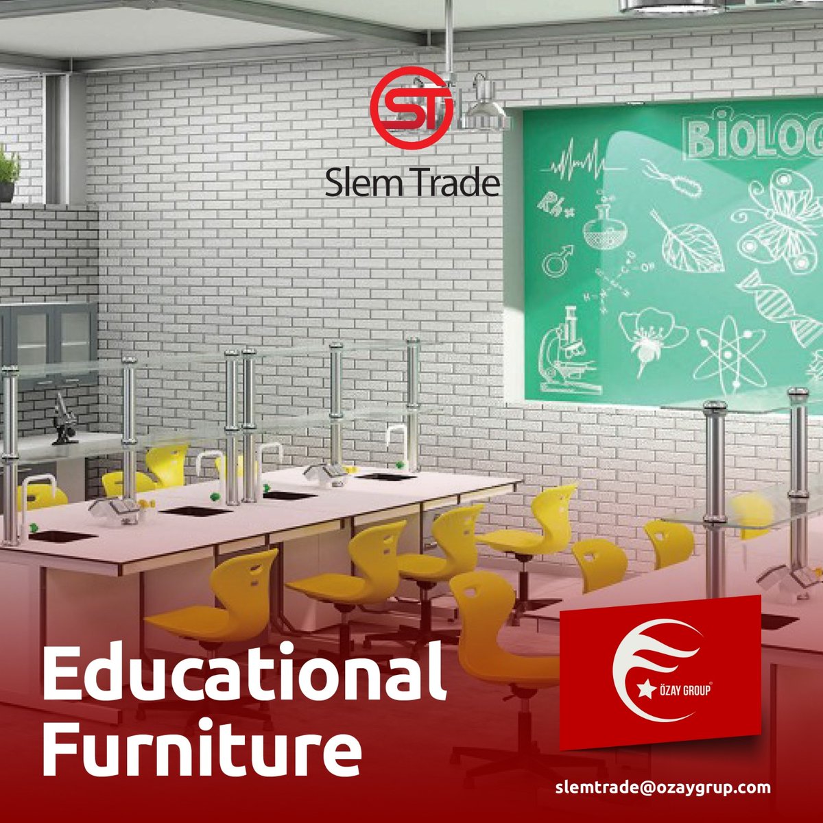 'Educational Furniture'

#educationalfurniture #education
#slemtrade #ozaygroup #middleeast #design #offices #hotel #support #logistics #export #manufacture