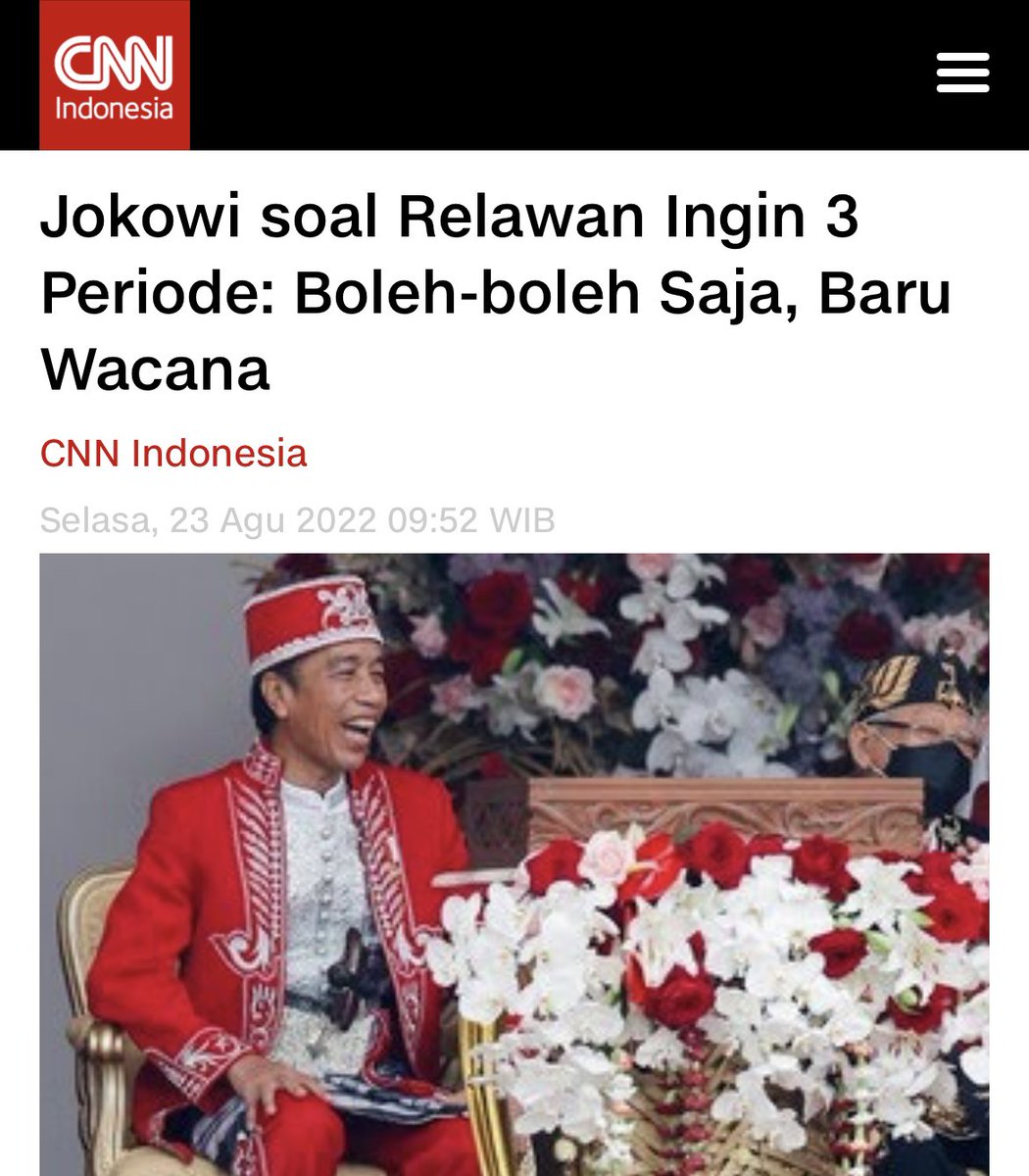 Wacana yang jelas inkonstitusional (maksimal 2 periode), boleh-boleh saja. 

Wacana Papua merdeka yang jelas konstitusional (kemerdekaan adalah hak segala bangsa), dikirimi tentara.