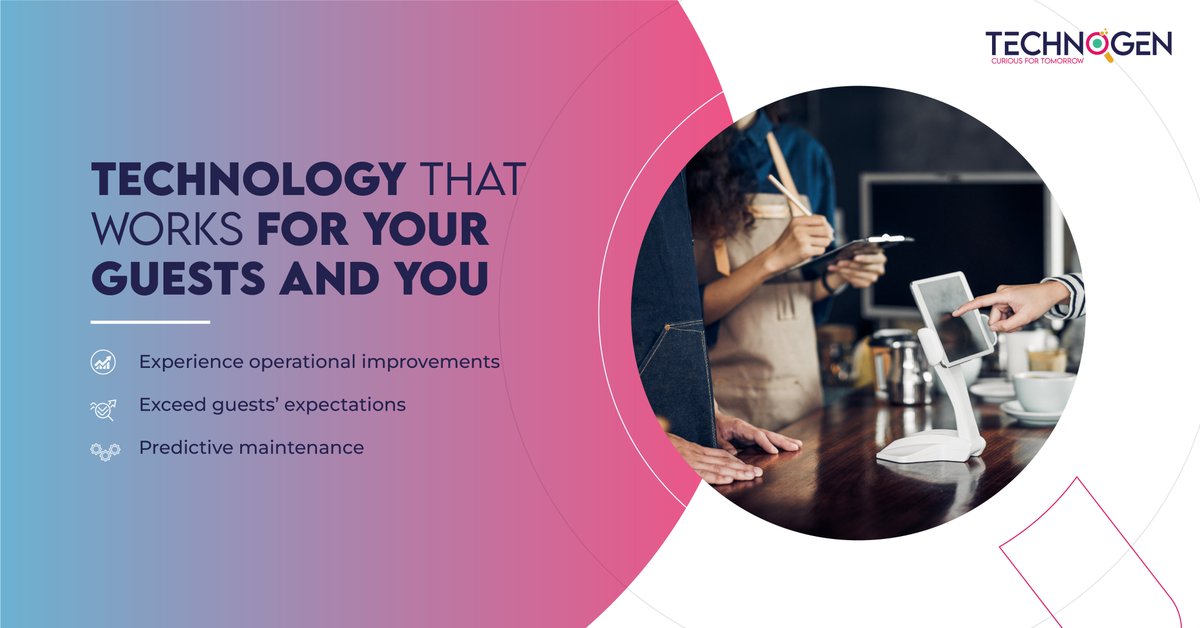 Technogenin's tweet photo. Hospitality 

Automation in the hospitality sector comes with the advantage of getting more by doing less. Respond to the dynamic needs of the market with our automation solution for hospitality.
 
Log on to https://t.co/7ohXDbImXc to know more

#Hospitality #hospitalityindustry https://t.co/jJR0MrOfbE