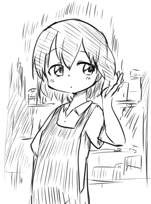 何かしらのバイトをしている吾妻さんらくがき
おやすみなさい 