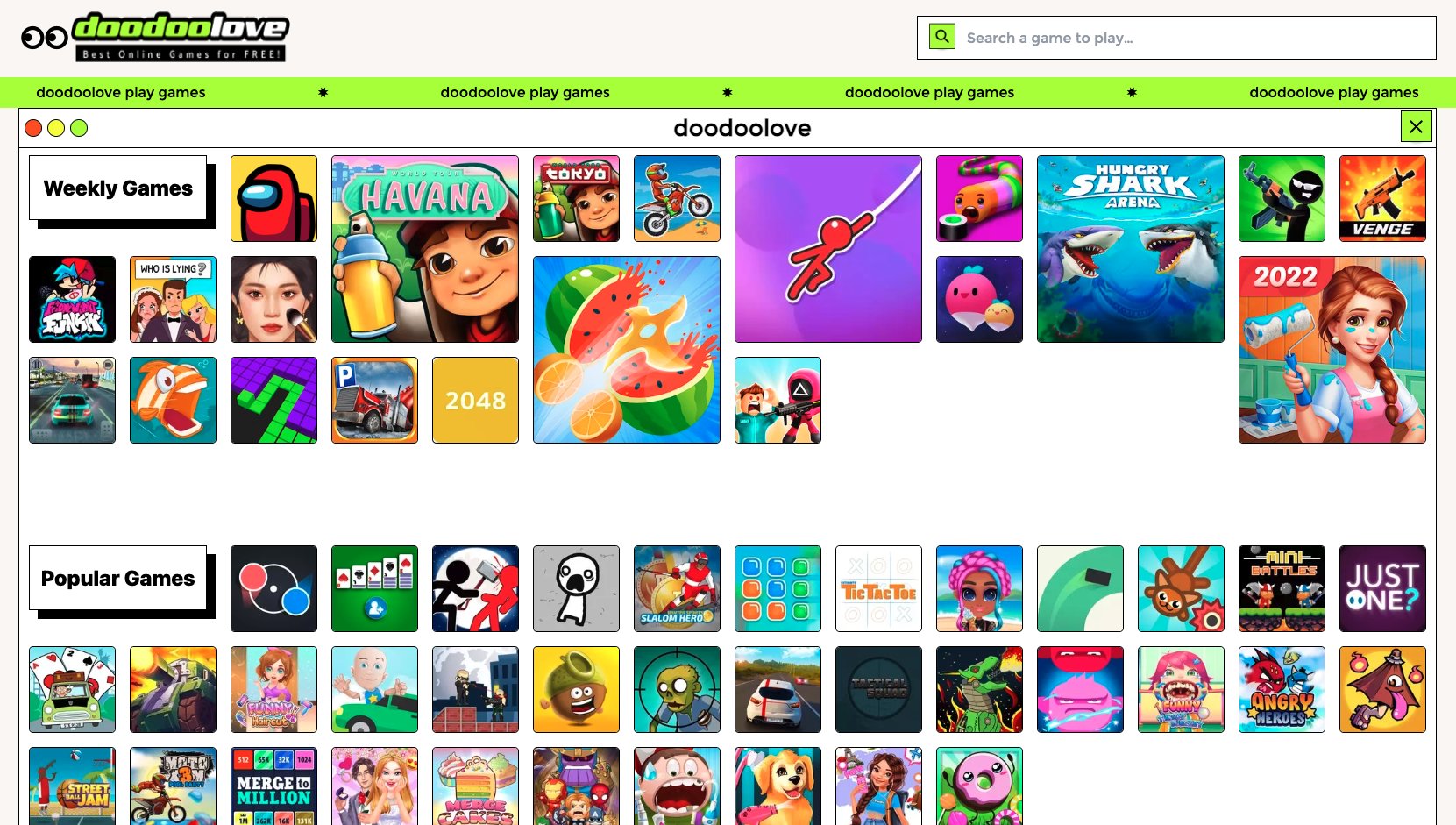 DooDoo Love - Play Games Online For Free
