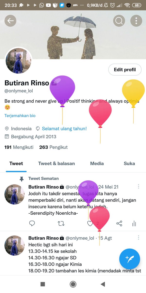 onlymee_lol's tweet photo. 24 years.. 
Thanks to me yang dah sampai sejauh ini. Semoga semua yg terbaik untukku segera didekatkan. Terus berproses dan menjadi pribadi yang lebih baik lagi https://t.co/Rd7KmGDRw4