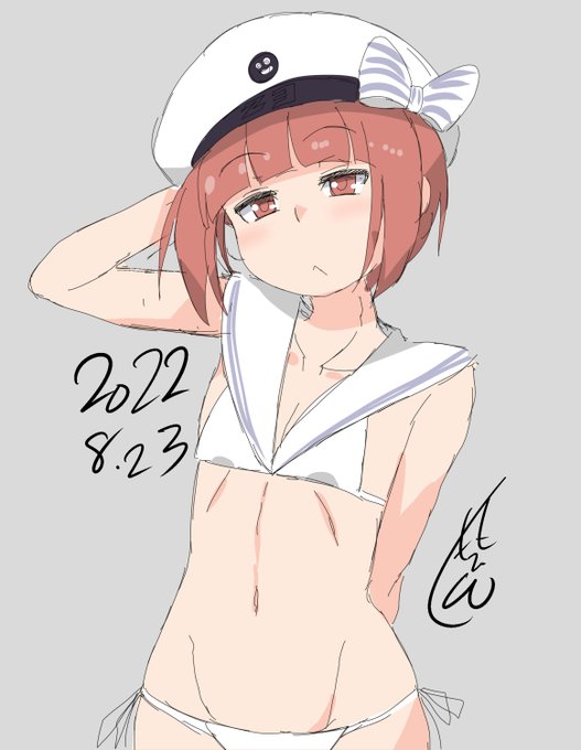 #艦これ版深夜の真剣お絵描き60分一本勝負
#艦これ版真剣お絵描き60分一本勝負_20220823 