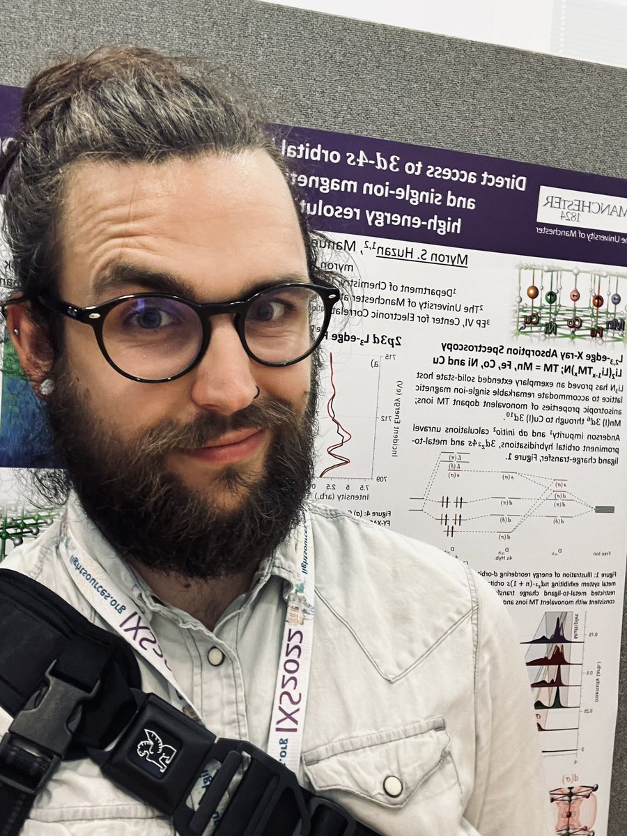 MSHuzan_PhD's tweet photo. #IXS2022 poster sessions complete presenting my PhD thesis work, if you missed it you’ll just have to wait for the publications (and/or the presentation by @MLBakerLab later this week)! #LinearTransitionMetalIons #Spectroscopy https://t.co/nPrtUUwhWd