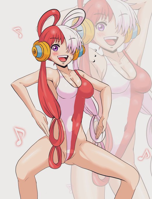 ハイグレは適度な運動になると言われて満更でもないウタちゃん_(:3」z)_ 