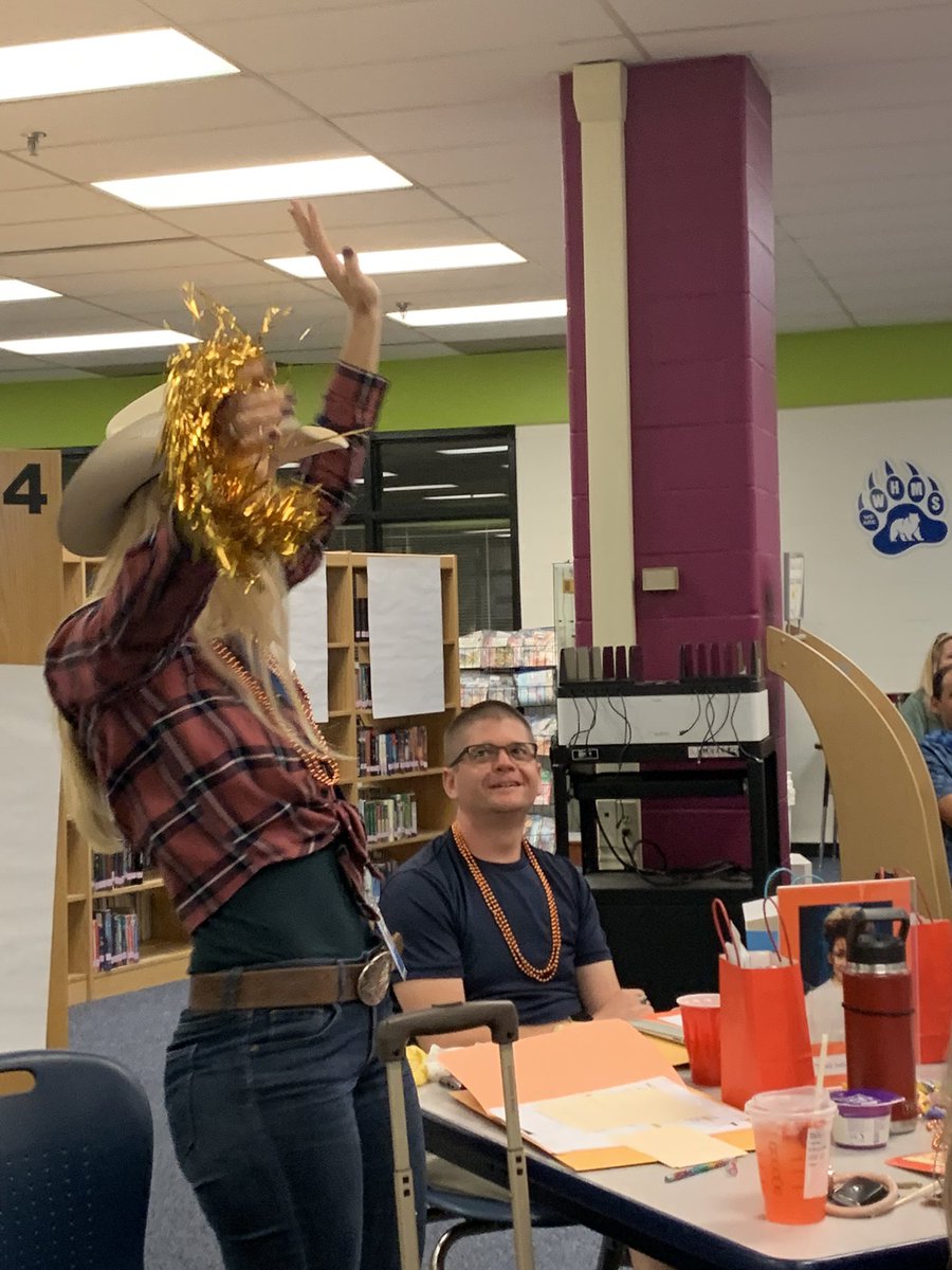 Talking about “making it memorable” this school year (not perfect)! What better way to start annual PD than cheering on your colleagues for work and life achievements!! #wcpswlrocks #backtoschool