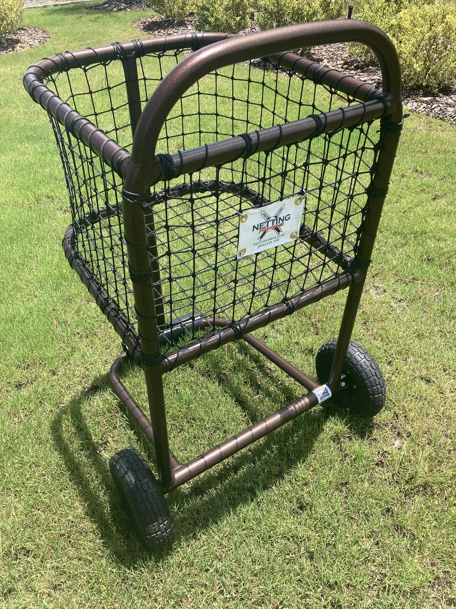 🚨 BACK TO SCHOOL CUSTOM BALL CART GIVEAWAY!!! 🚨 Pumped to partner with #NettingPros to give away a custom copper ball cart to help kickoff the school year! How to Enter: 1. Follow @NettingPros 2. Like this Tweet 3. RT this Tweet Best of luck this year! #HSBaseballFields