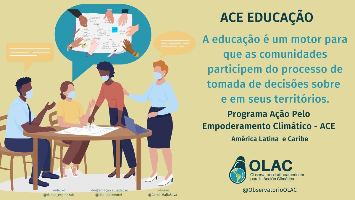 OlacLAC's tweet photo. Bom dia! La #Educacion en #LAC debe considerar la multiculturalidad de la región y eso comienza por el idioma. Nuestros post también estarán traducidos al portugués! 🇧🇷
En OLAC les invitamos a seguir nuestra campaña regional sobre ACE rumbo a la #COP27 #OlacACE #ACE https://t.co/evlB2Xy0kI