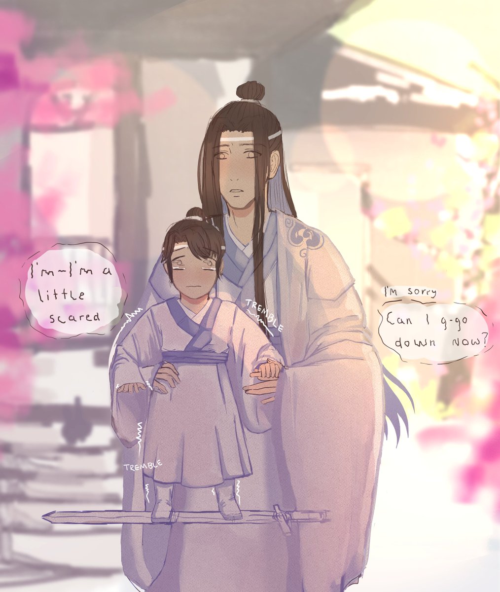 quiexan's tweet photo. Learning How To Dad (some days are harder than others)
(1/2)

#mdzs #modaozushi #lanwangji https://t.co/5lfoUyLons