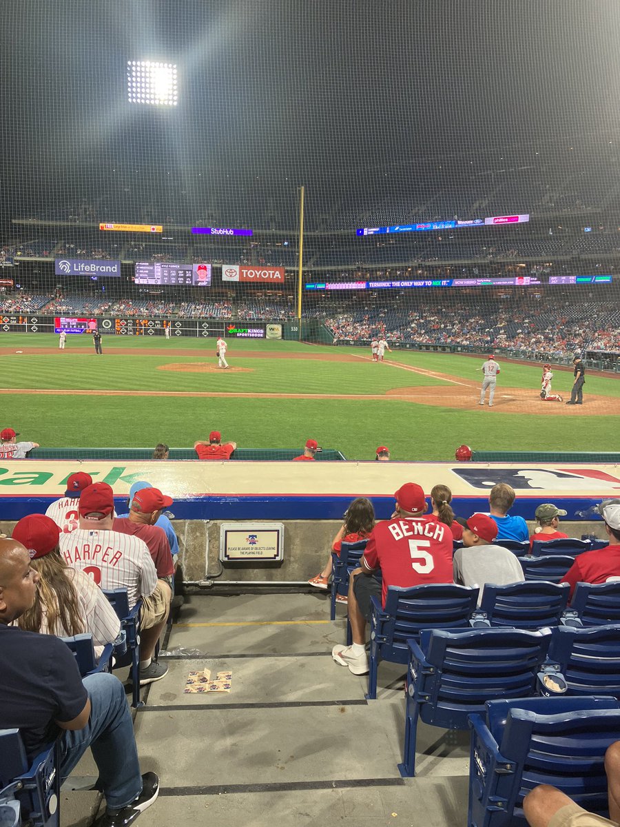 Seats from last night 😎