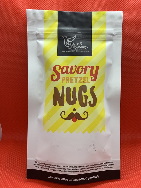 1Chance2GrowUp's tweet photo. These THC-infused pretzel nuggets claim to be medical and not recreational. When have you ever heard of someone being prescribed pretzels for a medical condition? Are you serious?? #weeklypotshot https://t.co/tT27KZh6jh