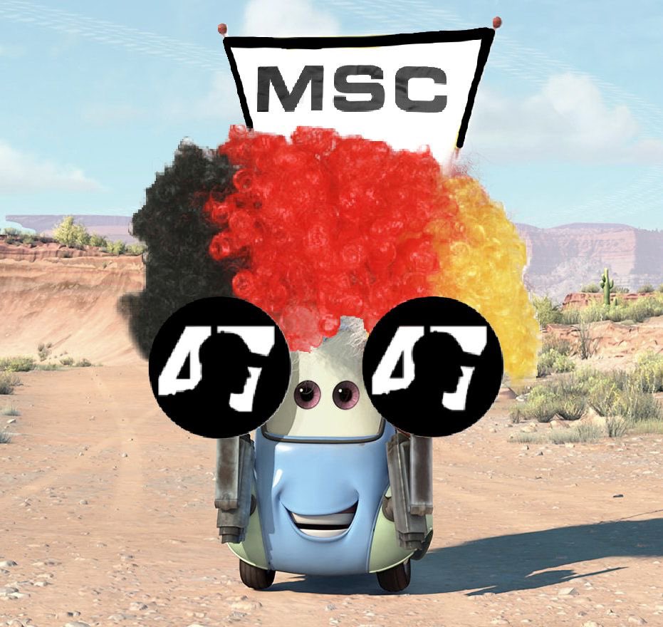 Seb writing: “Go support Mick now :-) he needs it!” This is literally going to be him the minute he retires😭