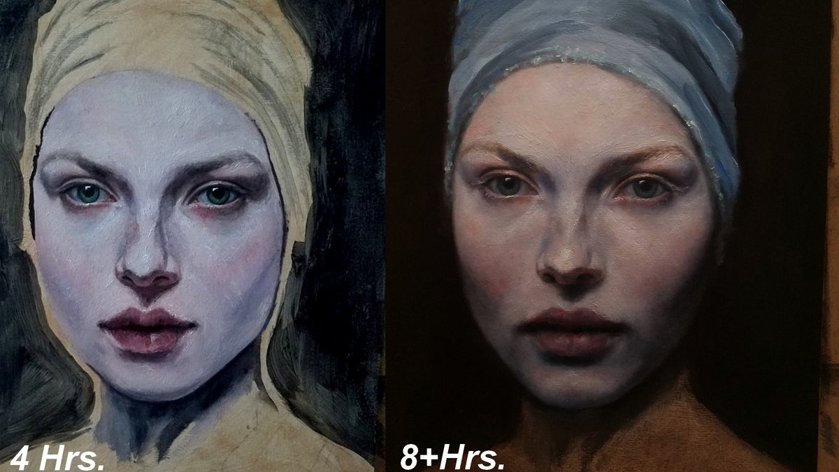 EdweirdArt's tweet photo. Trust the progress ! :3
#oilpainting #portrait  #Practice https://t.co/Jn9awIworJ