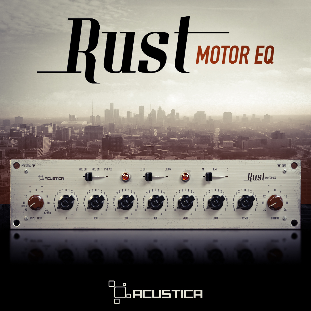 AcusticaAudio's tweet photo. Get the unmistakable tone and warmth of the legendary analog passive equalizer used on countless number-one hits by Motown engineers with Rust - Motor EQ.
https://t.co/xWkSRtyLcu
Introductory price €59 (reg. €109) - Save 45% until September 20, 2022. https://t.co/3yL0hhXp2G