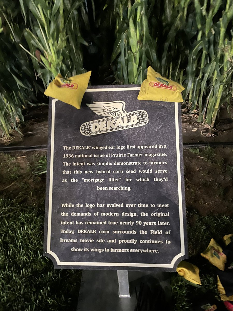 Did you know????  #fieldofdreams #dkc @DKAS_WCIL <a href="/Bayer4CropsUS/">Bayer U.S. 🇺🇸 | Crop Science</a>