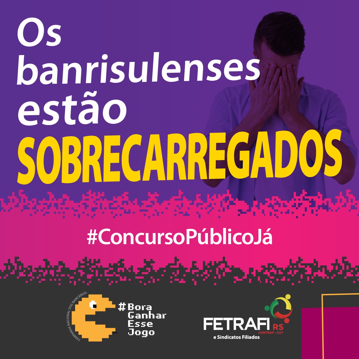 fetrafi_rs's tweet photo. O Banrisul só vai fazer concurso com PDV. Mas os colegas já estão sobrecarregados. Vamos inverter a lógica? PDV só com concurso e reposição de vagas! #ConcursoPúblicoJá #RenovaOAcordoBanrisul #ValorizeOsONs https://t.co/nL5gRuf7XX