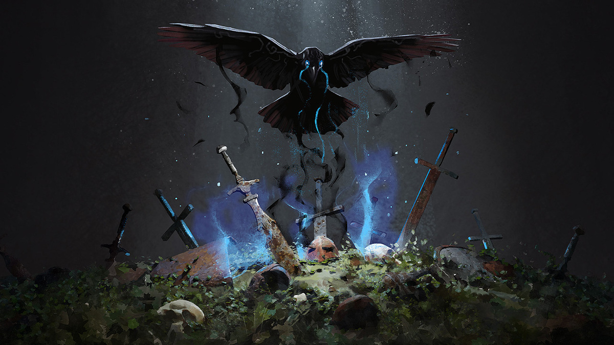 IGN's tweet image. Exclusive: Systemic Reaction has announced Ravenbound, a new open-world roguelite with some major Skyrim vibes. Oh, and you can fly, too. bit.ly/3QLuhAL