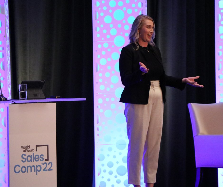 WorldatWork's tweet photo. So many great sessions this morning at #SalesComp22! What has been your favorite session? Let us know in the comments! https://t.co/mwOsrFjBPC
