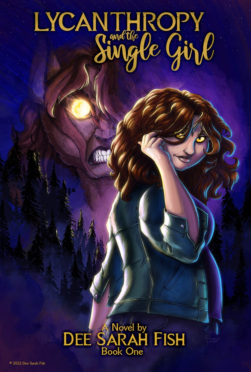 DeeBrisbyFish's tweet photo. Decided that when the #PRINTEDITIONS for my first #novel, #Lycanthropy and the Single Girl come out this holiday season, it will have two #covers. The body shot #art will be the softcover, and the #wolf #eye #painting will be the hardcover. #wolves #wolfgirl #werewolf #shifter https://t.co/JK835h3yaS