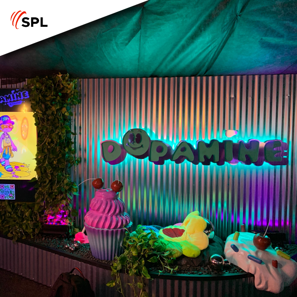 spl_chicago's tweet photo. Did we start a Metaverse AV company? 

Well no…not yet…but we did support Solana Labs NFT gallery at this year’s #Lollapolooza music festival in #Chicago along with an activation at Chicago Athletic Association Hotel and another NFT gallery! 
#NFTs #nftart #avcompany #av https://t.co/ynSyV6TVps