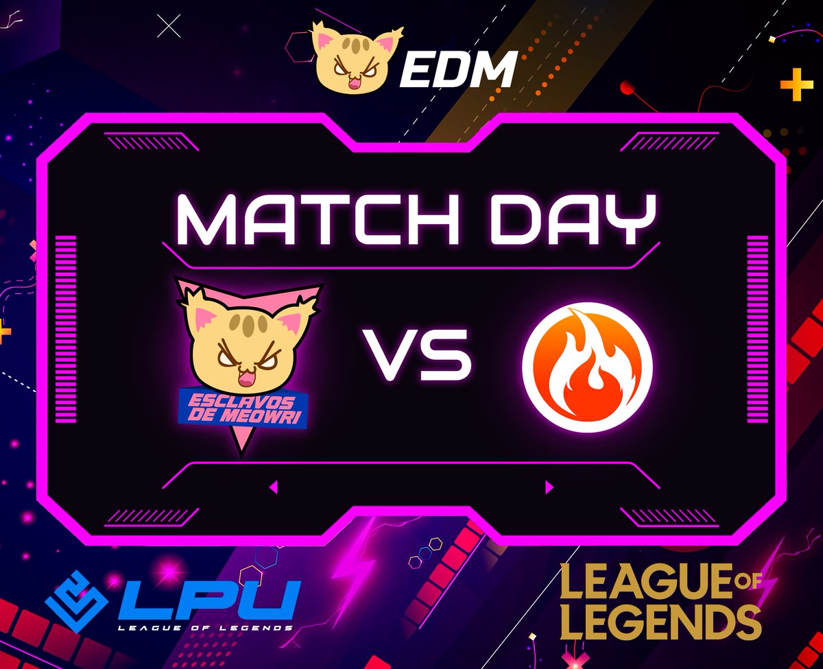 EDM_esports's tweet photo. Hoy a las 21:00hs tenemos la primera partida de los playoffs contra #OnFire, no se la pierdan!
#GoEDM 😼
📺https://t.co/kD1EoBXdIS 🏆🇺🇾
#LPU @lollatam @FUFVeSports https://t.co/FLUAsFOp1y