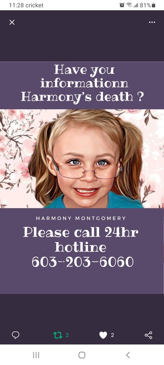 More35341830's tweet photo. #harmonymontgomery #justice4harmony #tuesdayvibe #heartbroken #missingchild #Massachusetts #NewHampshire #DoBetter #timetopay #RoseOfTralee #MUNLIV https://t.co/MPdHVqTsRz