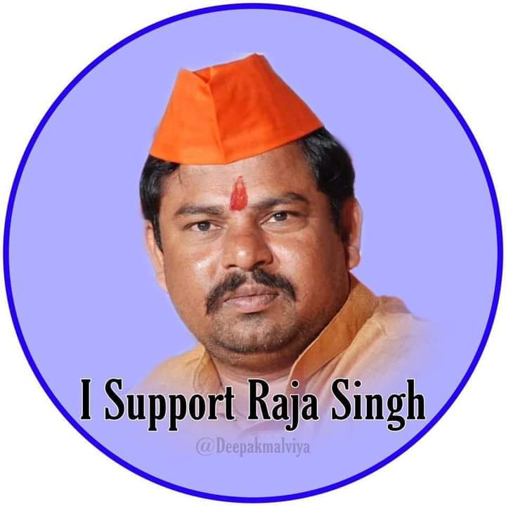 thalwar143's tweet photo. #ISupportRajasingh https://t.co/ys5T1fAWC3
