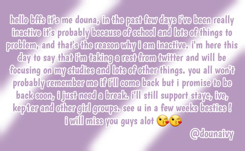 dounaivy's tweet photo. take care my bffs, i will miss u guys alot ! 😙 https://t.co/FE32OXlOH8