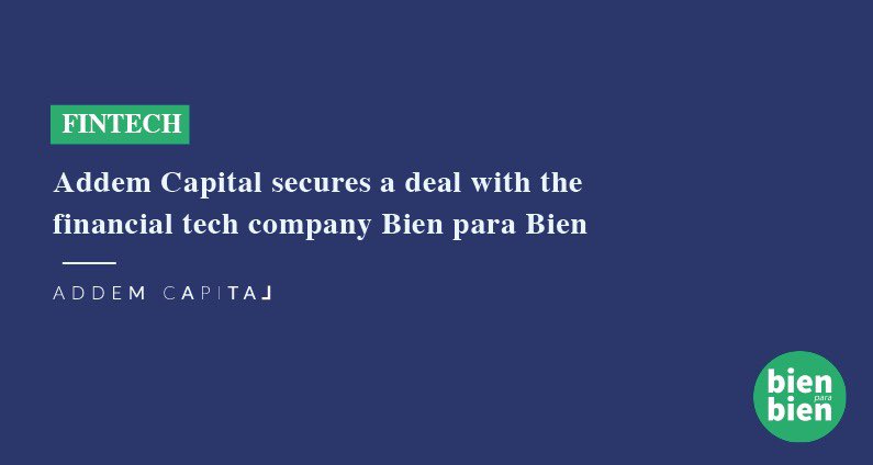 AddemCapital's tweet photo. We’re thrilled to announce our recent investment in @bienparabien , a financial tech company that provides liquidity loans secured by real estate. 

https://t.co/tpPcS8tPqN https://t.co/YSG8KdfWNe