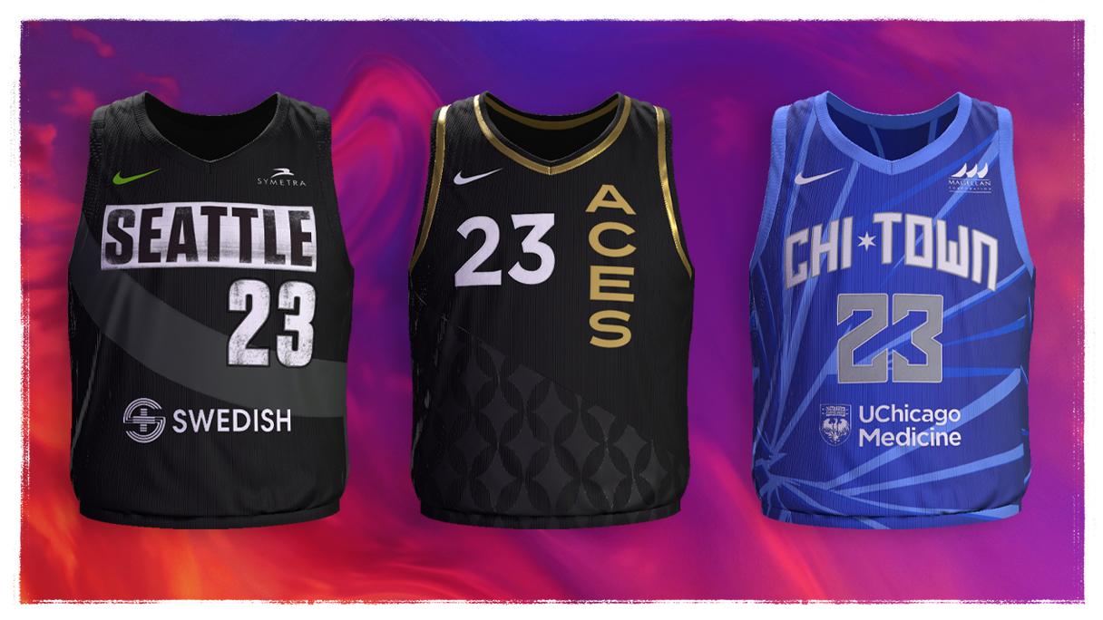 Why did the WNBA get new jerseys?