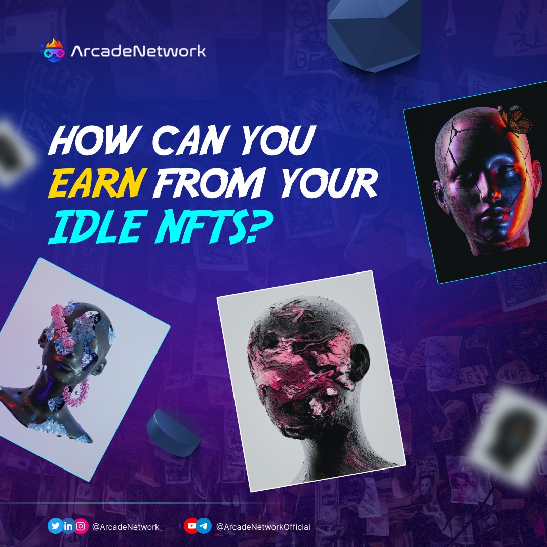 ArcadeNetwork_'s tweet photo. π§© Got an Idle NFT?
We have a solution for you, Coming up very soon.
π§π»βπ» Meanwhile suggest some ideas to earn from your idle NFTs.
#StakeNFTs #Staking #NFTs #Crypto #NFTart #Art #ARC #Arcade #ArcadeNetwork #Arcadian https://t.co/yuvTAwyLgr
