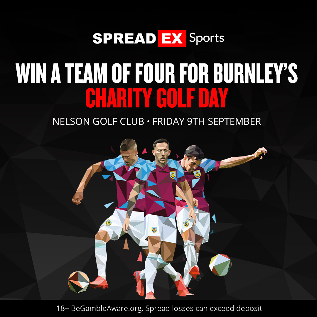 SpreadexSport's tweet photo. 🚨Competition Time🚨

How do you fancy winning a team of 4⃣ for @BurnleyOfficial's charity golf day?! ⛳️🏌️‍♂️

For the chance to win:

1⃣ Follow us + retweet this tweet! ♻️
2⃣Enter your details in the entry form below⤵️
https://t.co/05i0iWOT4e

Entrants must be 🔞. TS&amp;C's apply. https://t.co/piTJVo9yTd