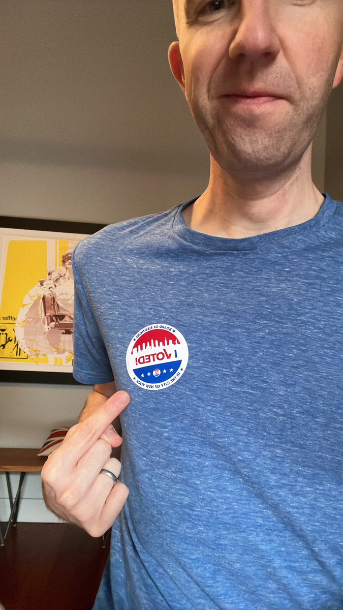 malrase's tweet photo. Just voted in the NYC primaries! If you have the privilege of being able to vote - get out and vote today! https://t.co/iLUXD8yfgg